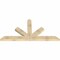 Ekena Millwork Saratoga Rough Sawn Timber Gable Bracket, Douglas Fir, 84"W x 42"H x 4"D x 6"F, 12/12 Pitch GBW084X42X0406SAR00RDF - alternate 2